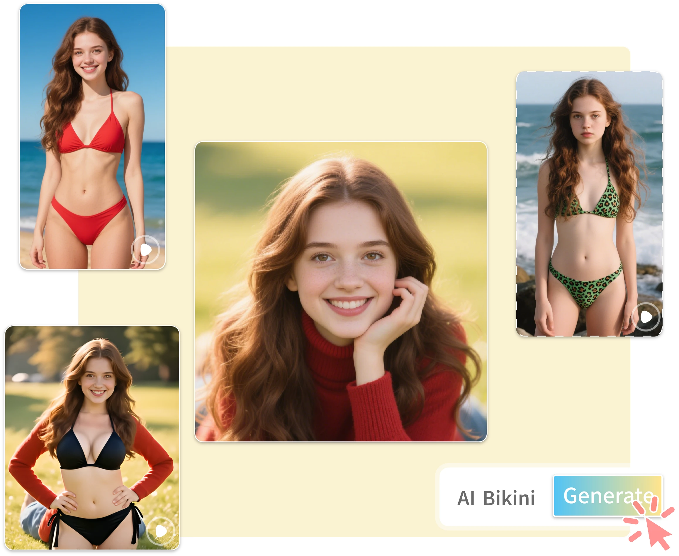 Turn Photos into Bikini Videos with AI Bikini Generator