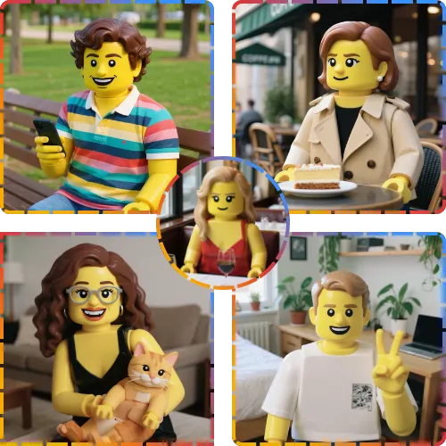 AI Lego Generator for Social Media Avatars
