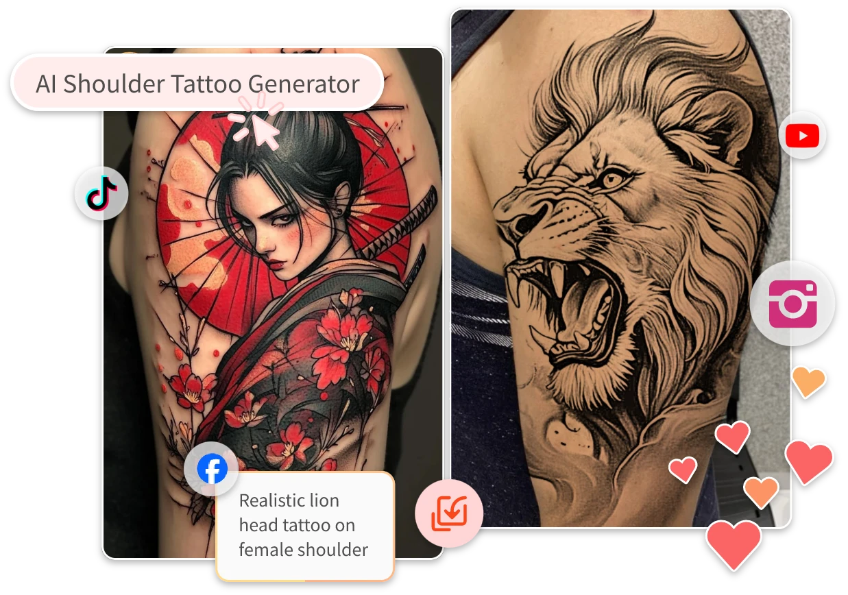 Enter Text and Convert Your Shoulder Tattoo Ideas to Unique