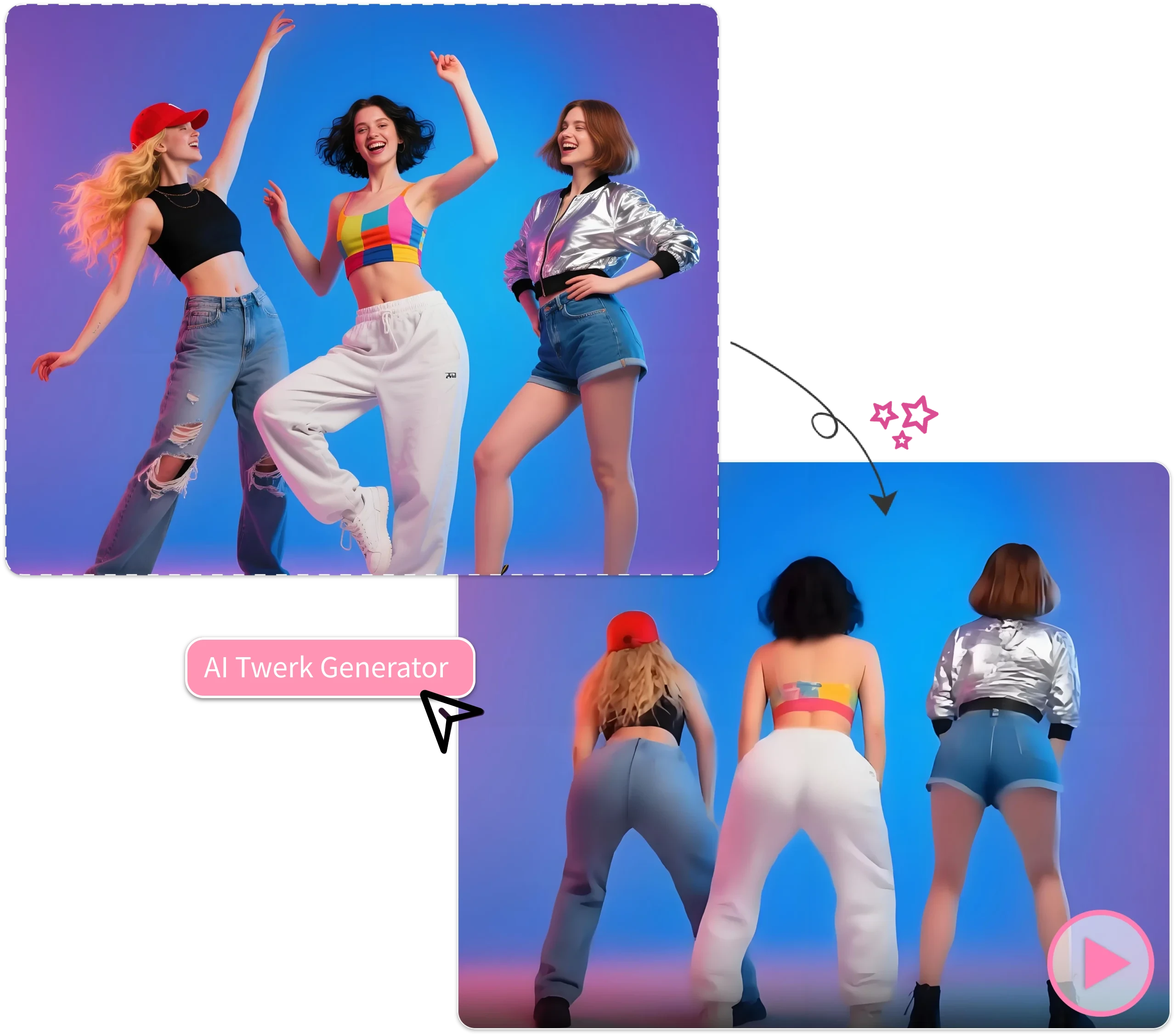 Twerk Party Mode - Bring the Hype with Group Videos