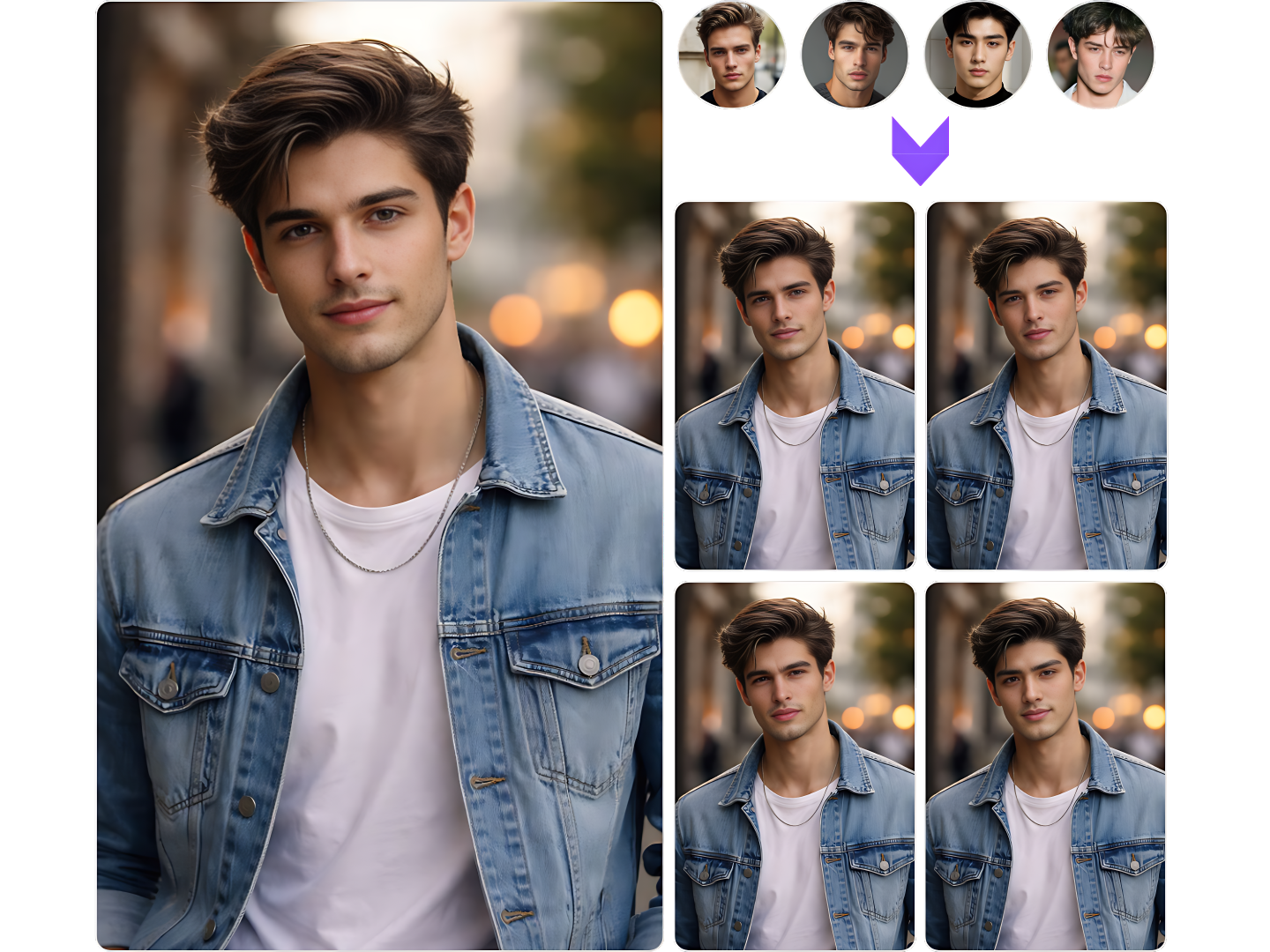 Intelligent Automation Powered by AI Batch Face Swap