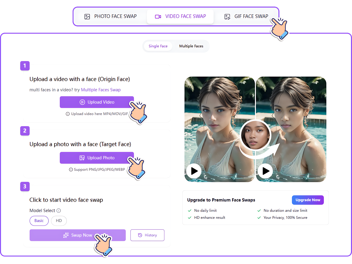 How to Use Deep Face Swap Online in 3 Simple Steps