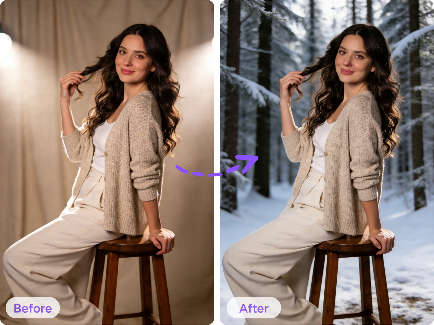 딥 페이크 사이트 중 돋보이는 AI 사진 편집기