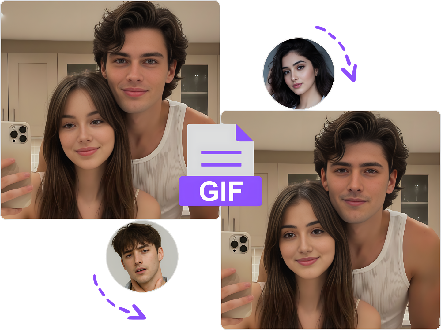 Recreate Trending GIF Reactions with AI GIF Face Swap