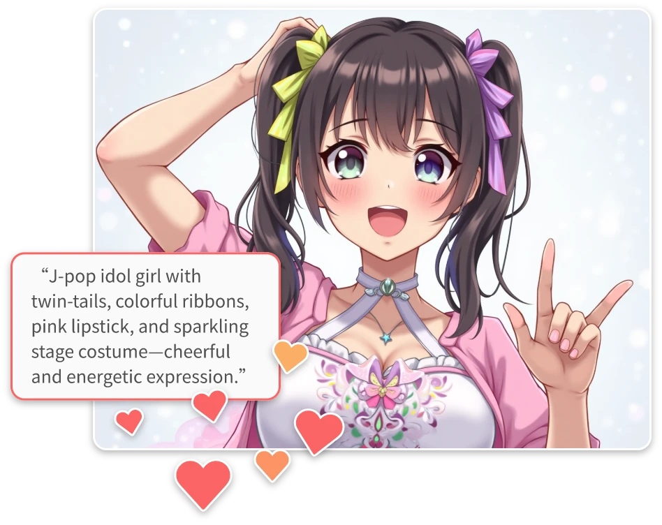 Develop AI-Enhanced Girl Characters for Stories or Games