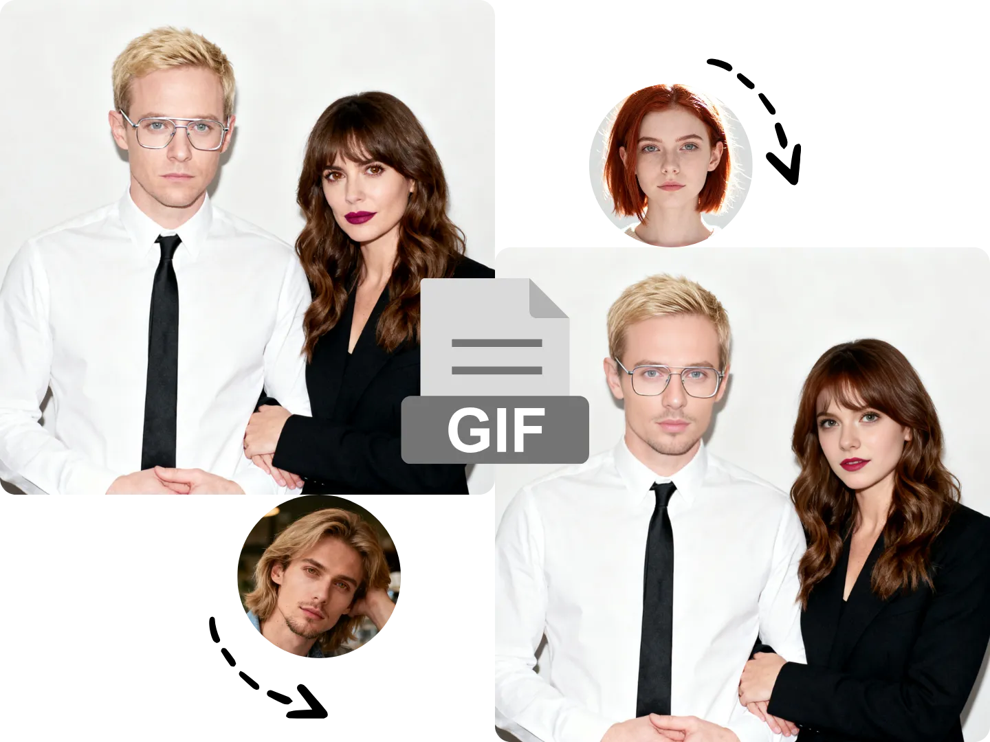 Замена лиц в GIF