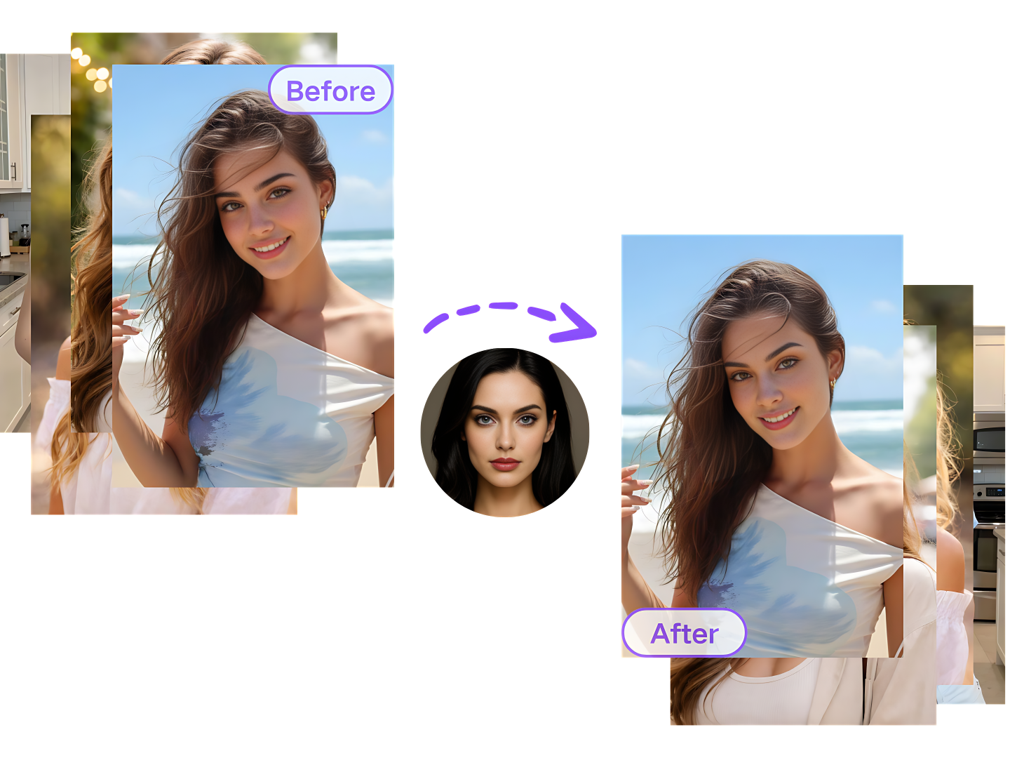 batch face swap example