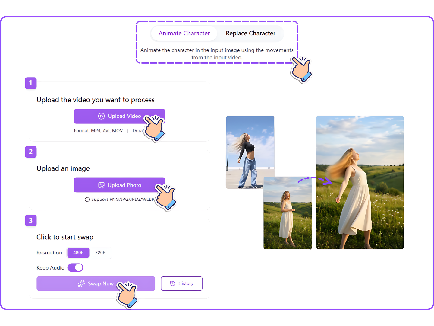 How to Use Motion Control AI in 3 Simple Steps