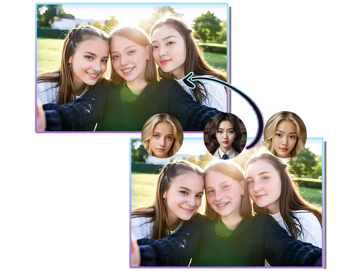 Multiple Face Swap AI Online Free for Group Photos