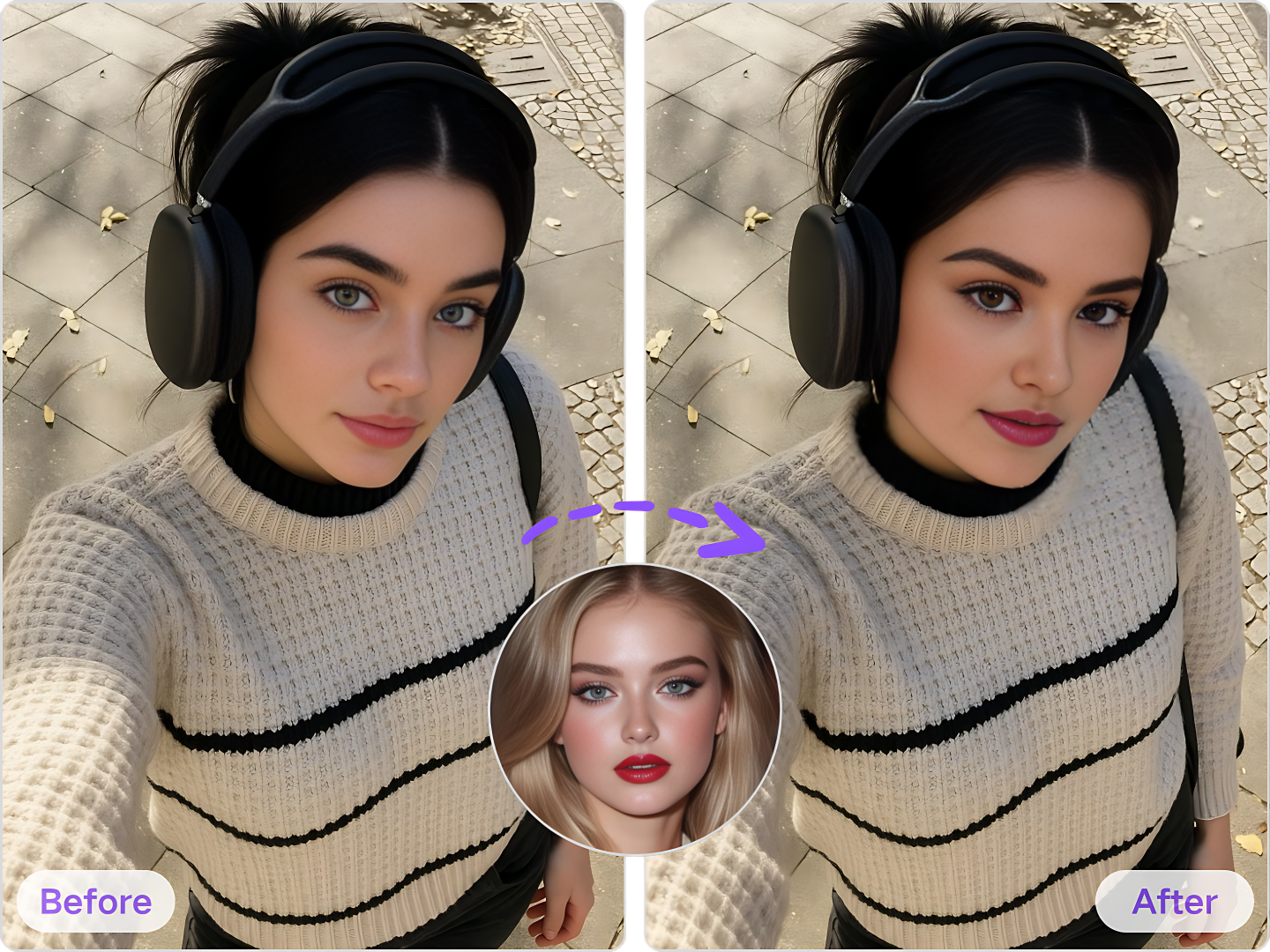 Advanced AI Photo Face Swap Engine