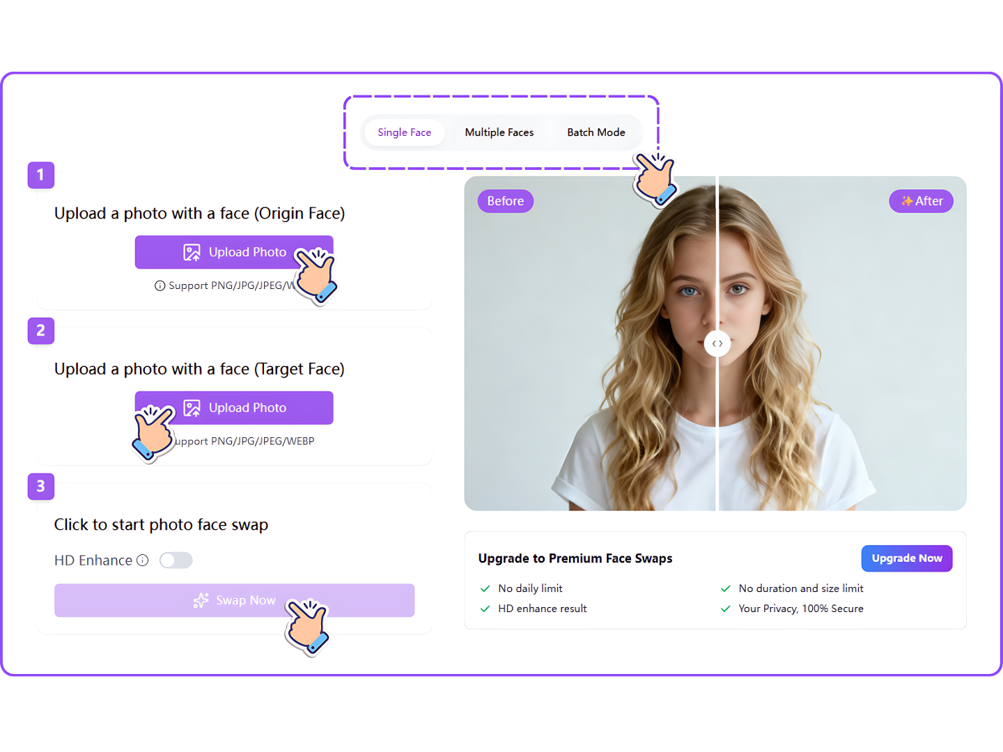 How to Use Free Photo Face Swap Tool in 3 Simple Steps