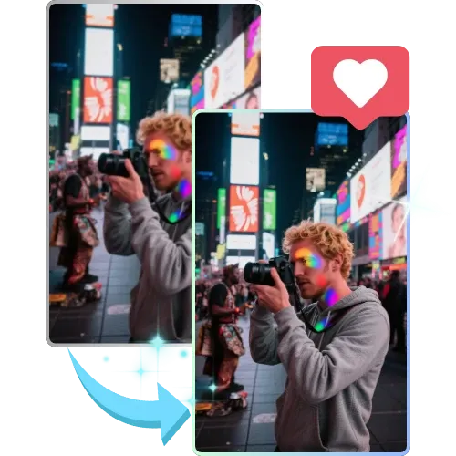 Sharpen Image and Picture Repair for Social Media Creators by AI Blur Remover