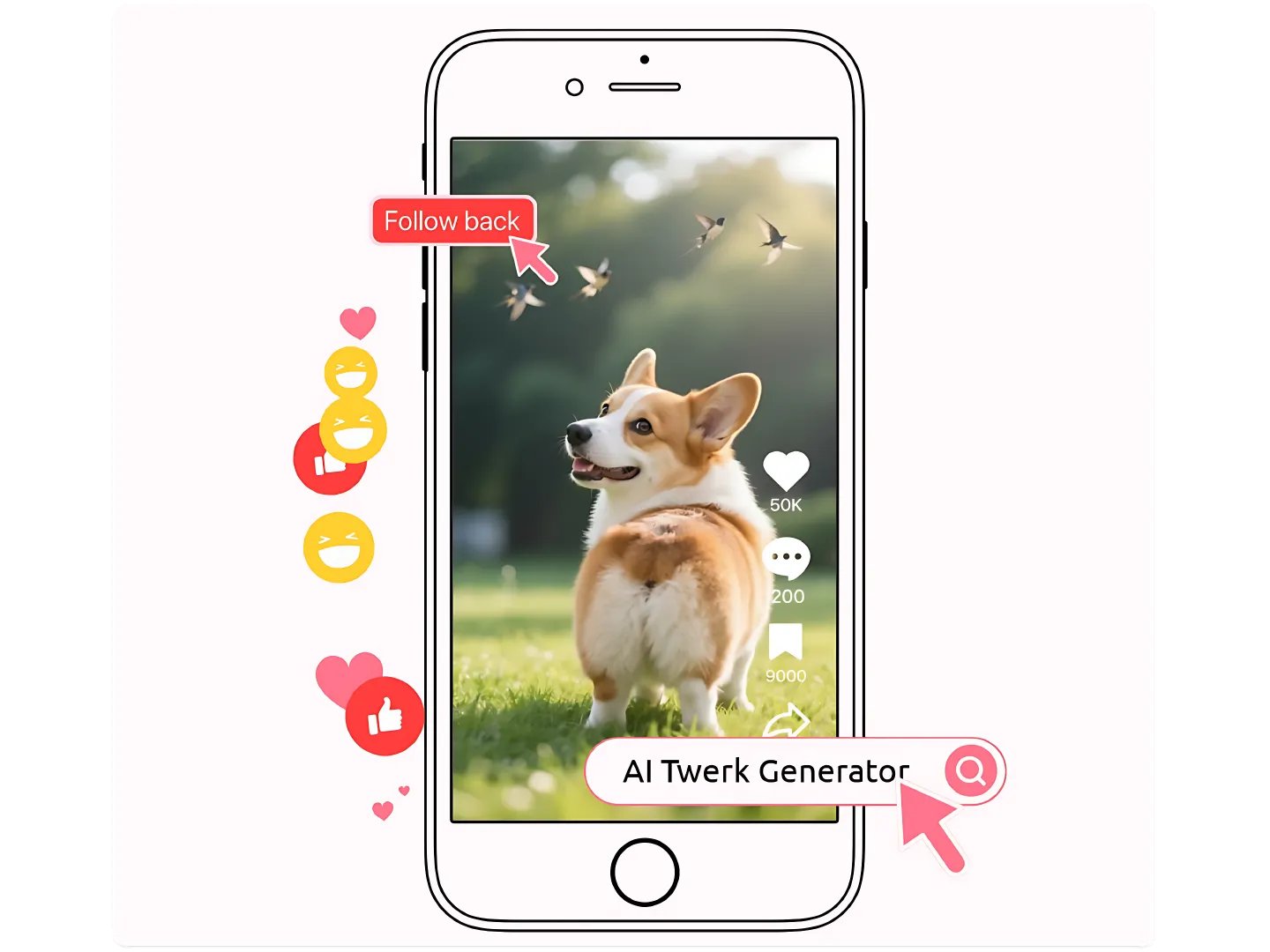 Corgi Twerking Cutely - Pet Content That Pops