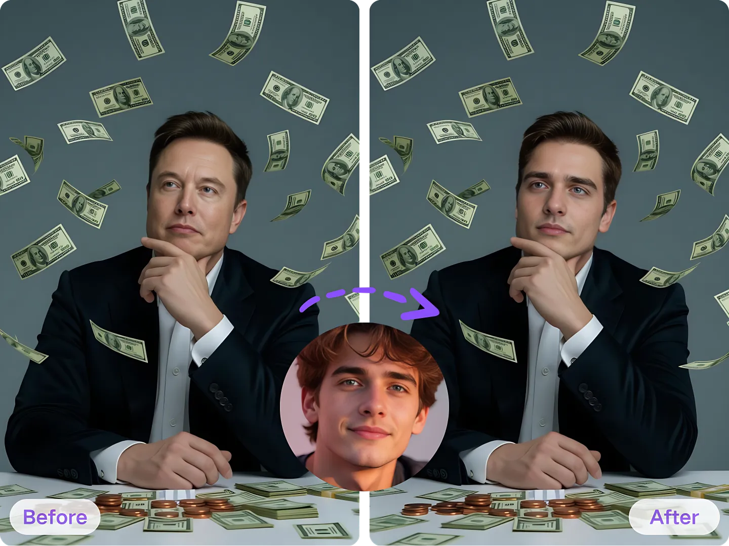 Create Meme Templates Using Deepfake Celebrity