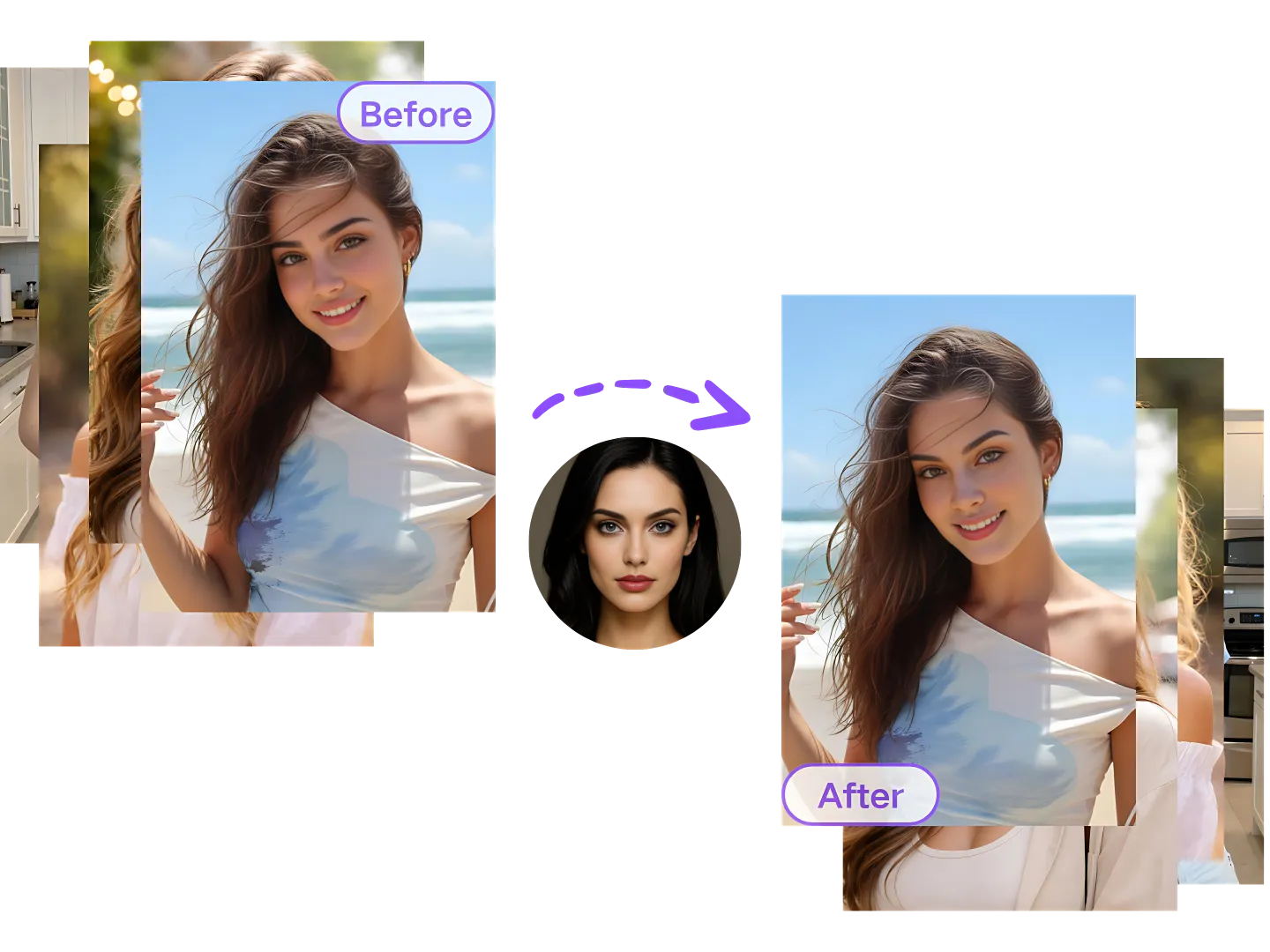 batch face swap example