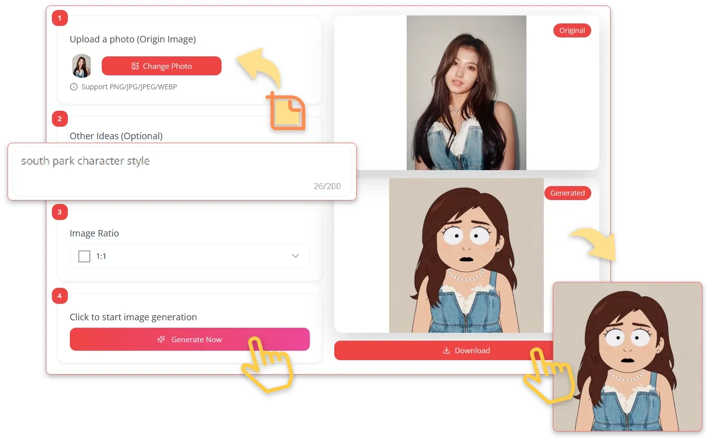 How to Use South Park Character Creator in 3 Easy Steps