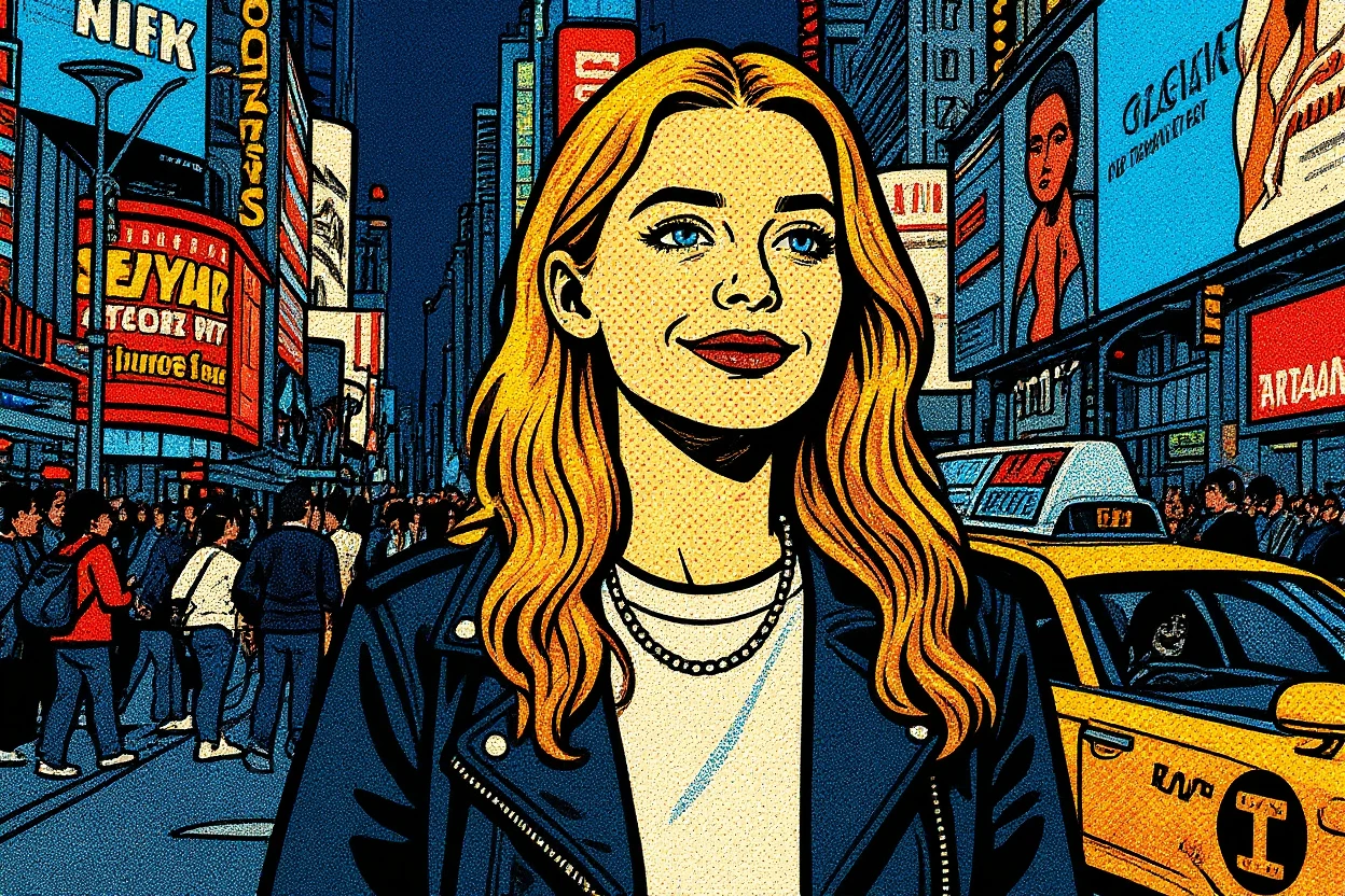 The Example Image of Deepfake Maker Image to Image AI American Comic Style