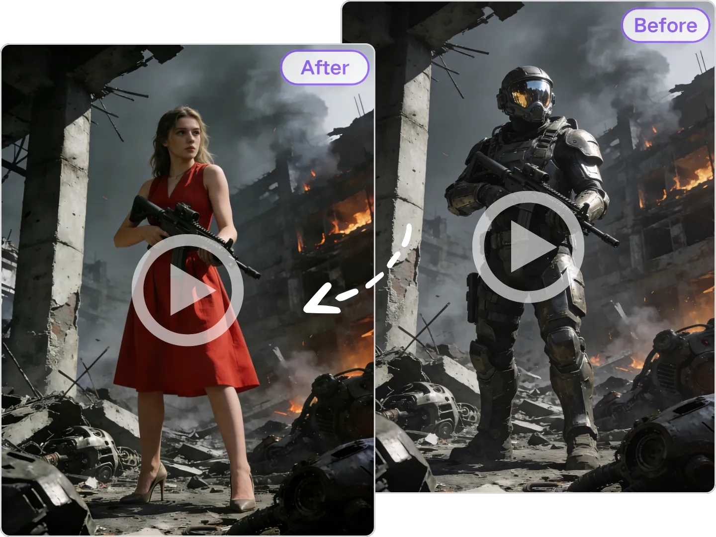 High-Quality Photo & Video Character Swap
