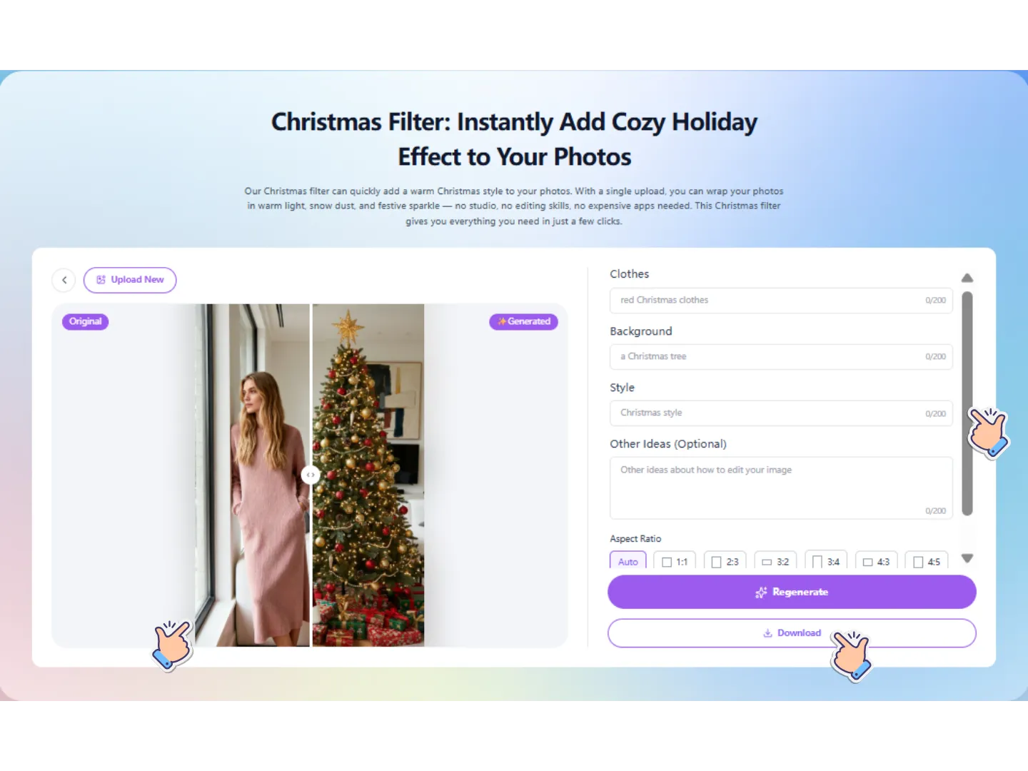 How to Use Christmas Filter in 3 Simple Steps