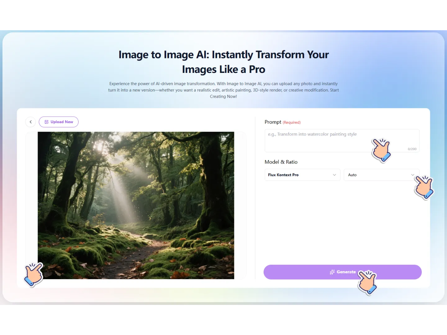 How to Use Image to Image AI in 3 Simple Steps
