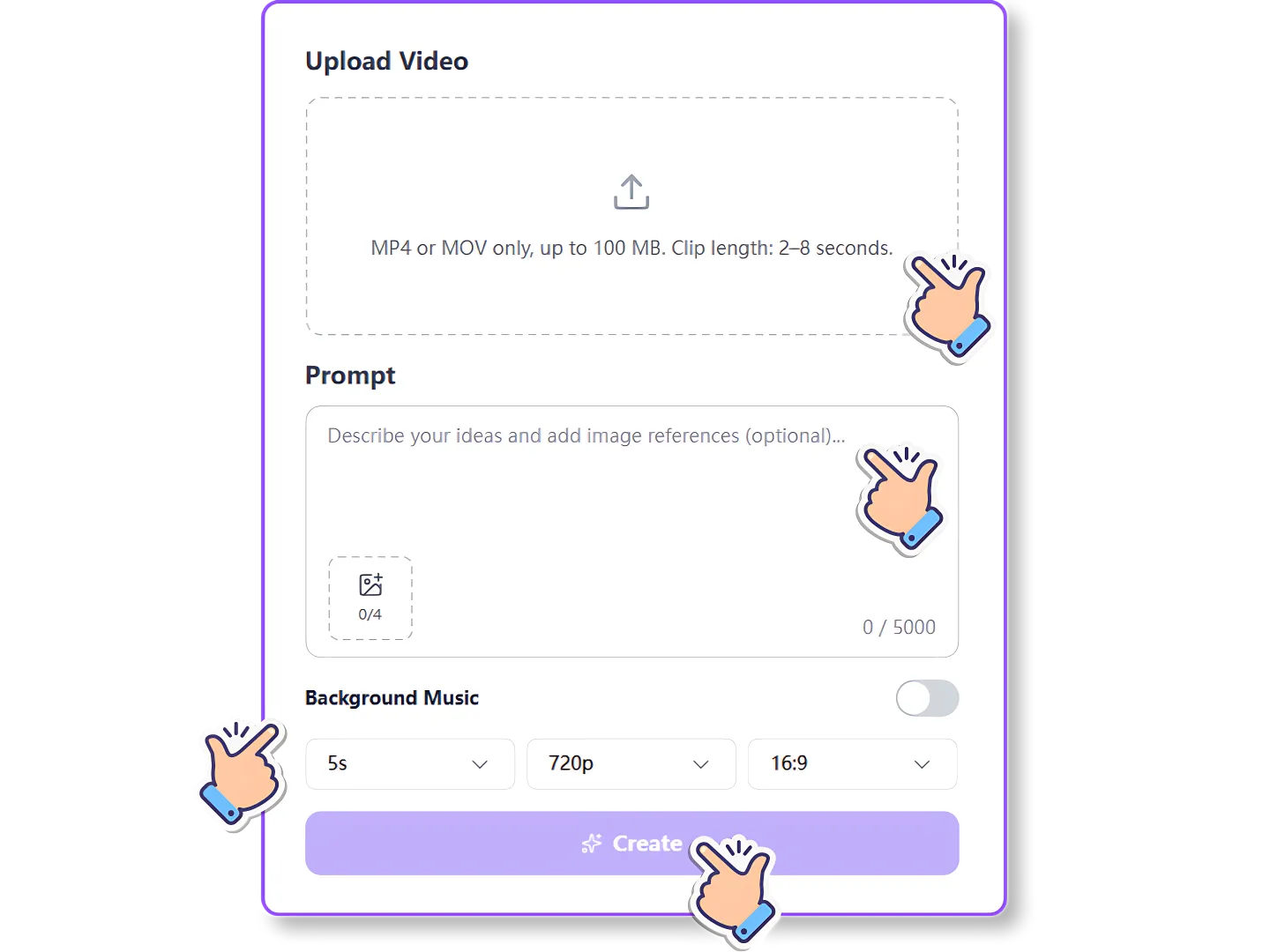 How to Use Our Video to Video AI in 3 Simple Steps